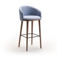 Blur taburete con respaldo madera DOOS
